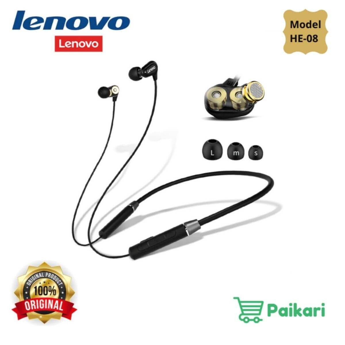 Lenovo HE08 Bluetooth Earphone