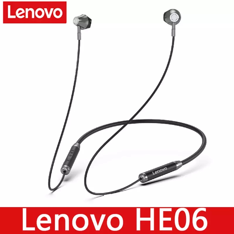 LENOVO HE06 NECKBAND BLUETOOTH WIRELESS EARPHONE