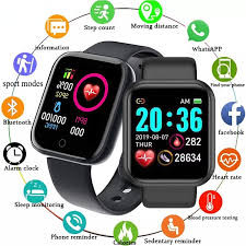 Y68 Smart Watch Wristband Sports Watches Smart Band Waterproof Smartwatch Android All Compatible