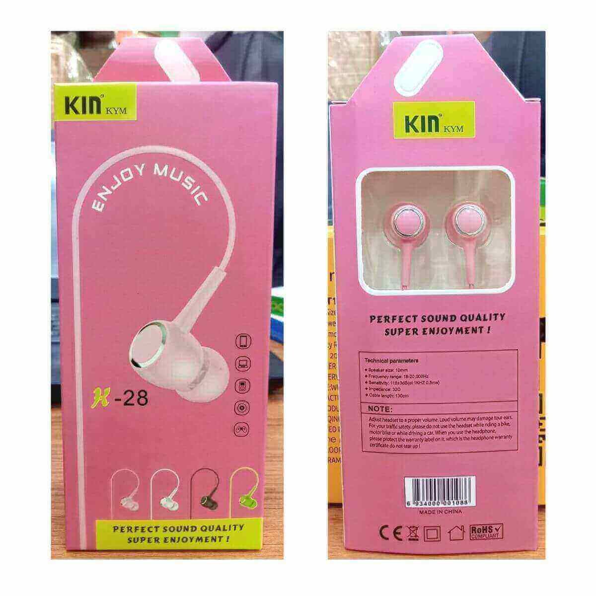 KIN kym K28 Perfect Sound Earphone