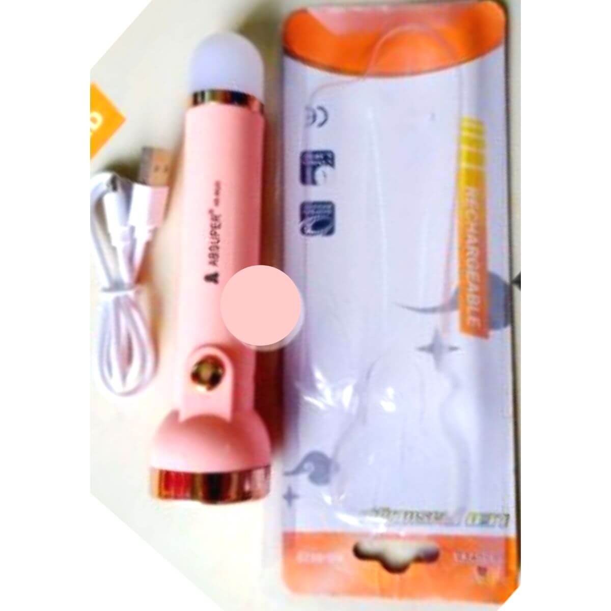 Torch Light {SDGD 8629} Rechargeable Flashlight LED USB Portable Torches