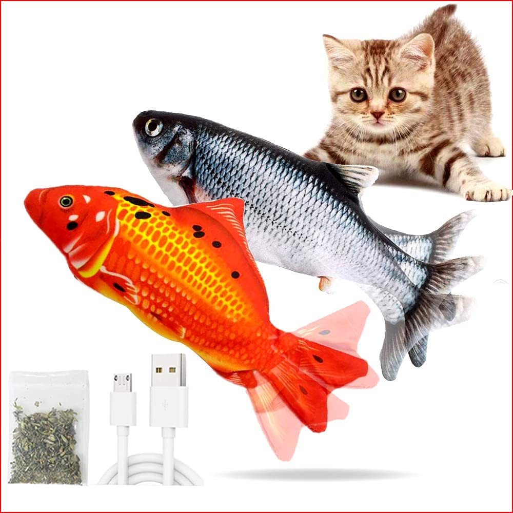 Dancing Fish Toy For Baby And Indoor Cats -Red Fish