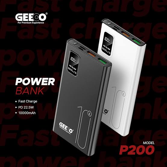 GEEOO P200 PD-22.5W 10000MAH PowerBank