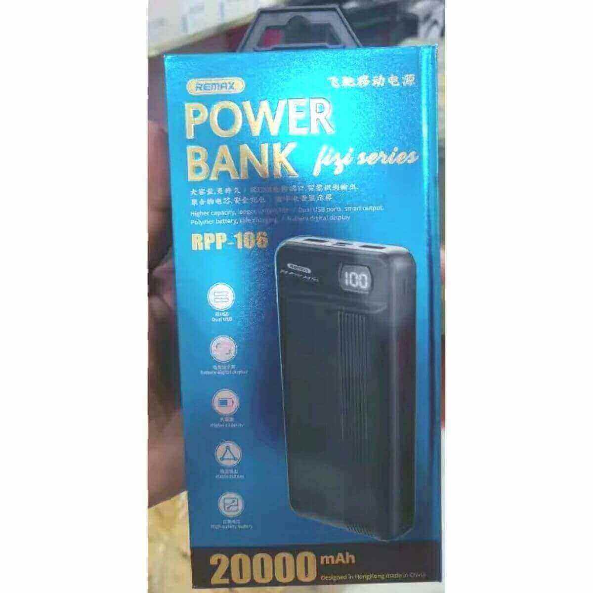 Remax PowerBank 20000MAH RPP-106 Series