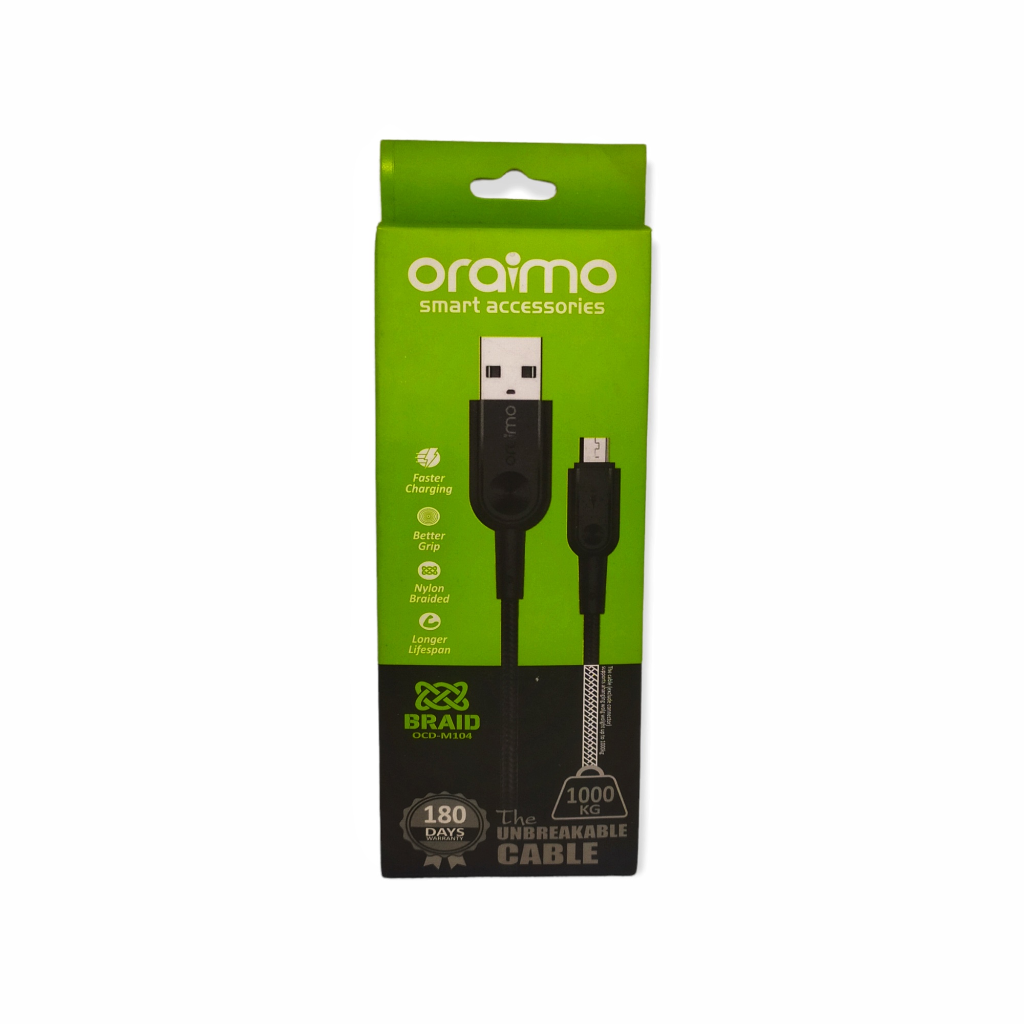 Oraimo Fast Chargeing Cable Micro usb Suta