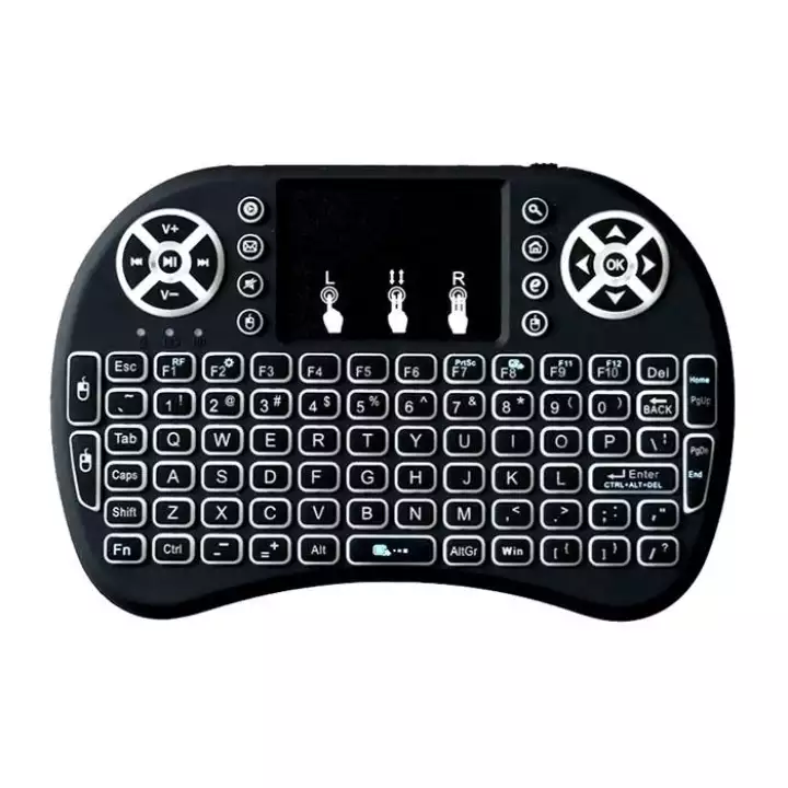Backlit Mini Keyboard With Touchpad Mouse-3 Colour Changable-Gaming Keyboard