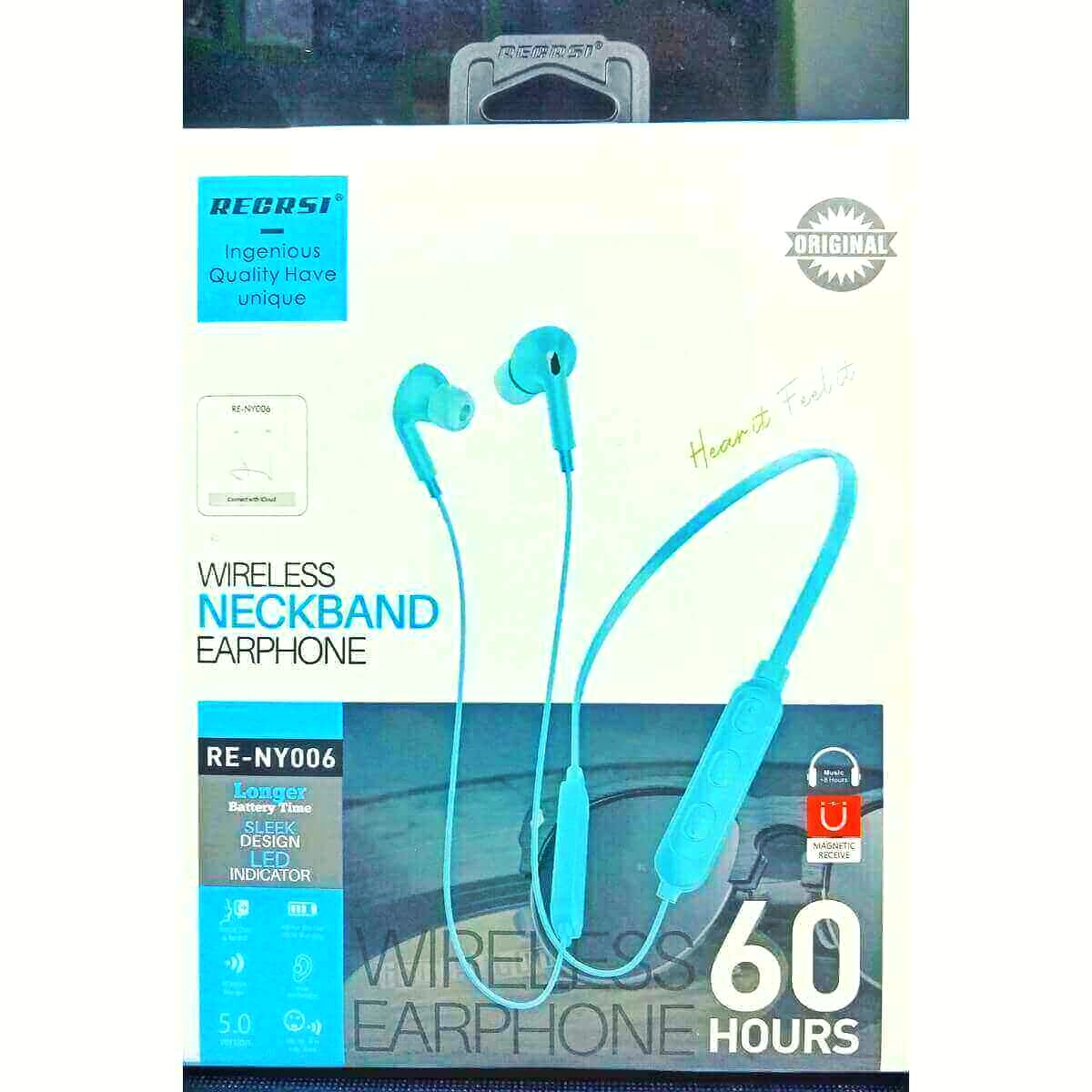 Recrsi wireless Neckband Bluetooth Earphone RE-NY006