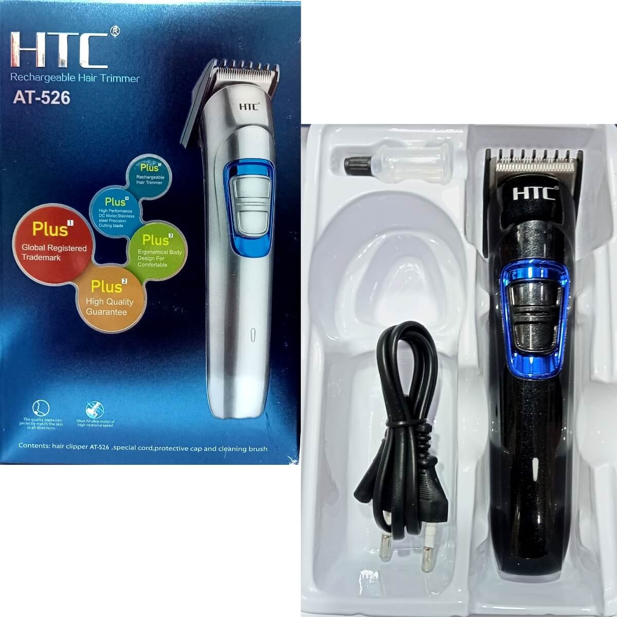 HTC AT-526 Rechargeable Hair Cutter Trimmer