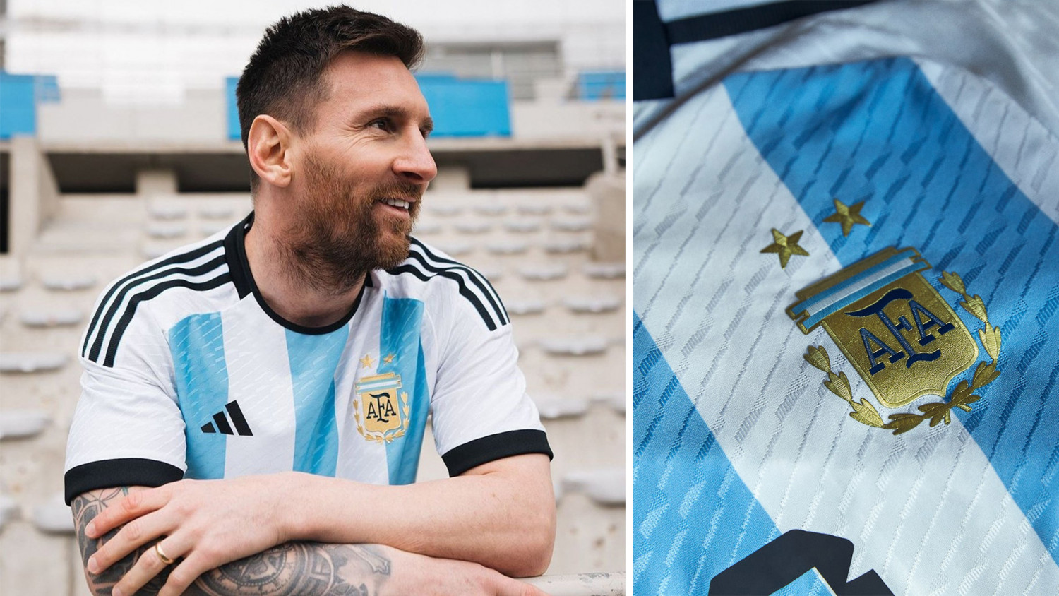 Argentina 2022 World Cup Home Jersey AUTHENTIC Adidas