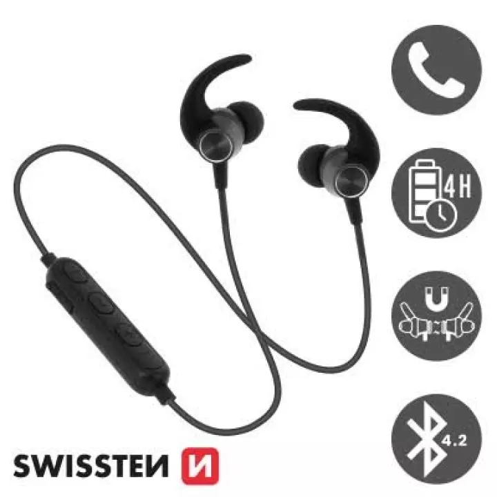Senbowe -S9 Bluetooth Wireless Sports Earphone-Black