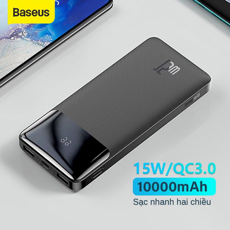 Baseus Bipow Digital Display Fast Charging Power bank 10000mAh 15W