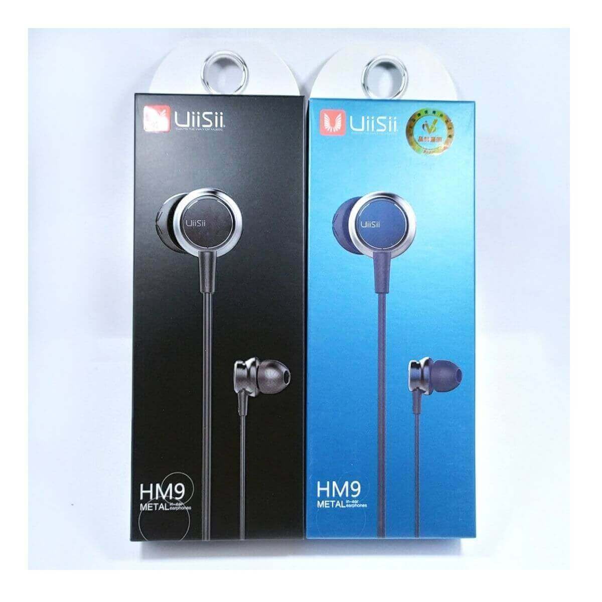 UiiSii HM9 Earphone Black & Blue