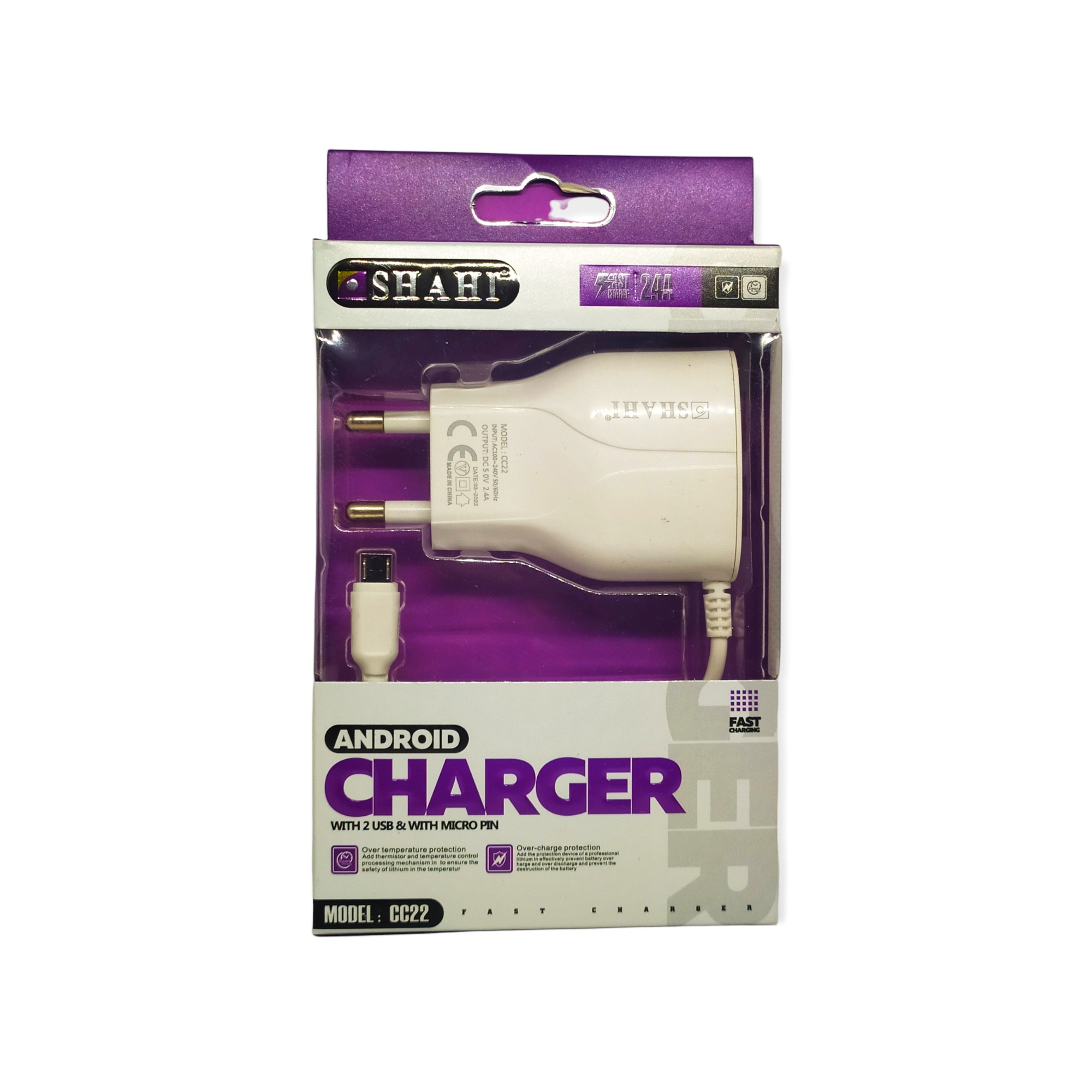 Shahi Android charger 2.4A CC22