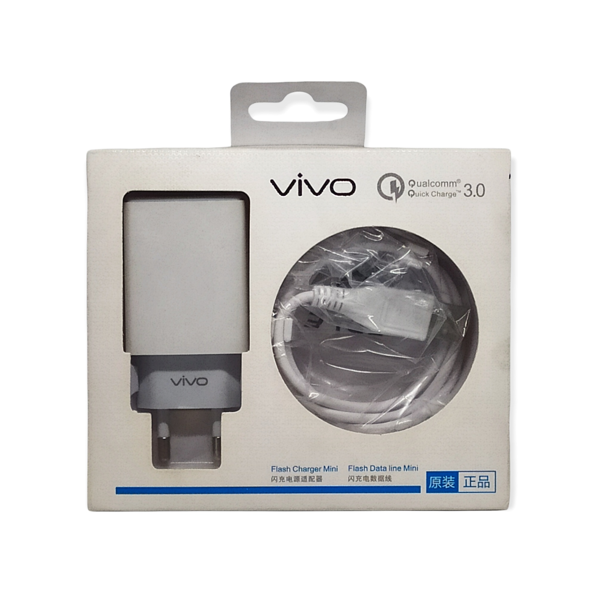 Vivo Qualcomm 3.0 Premium Quality Quick Charger With micro usb Cable