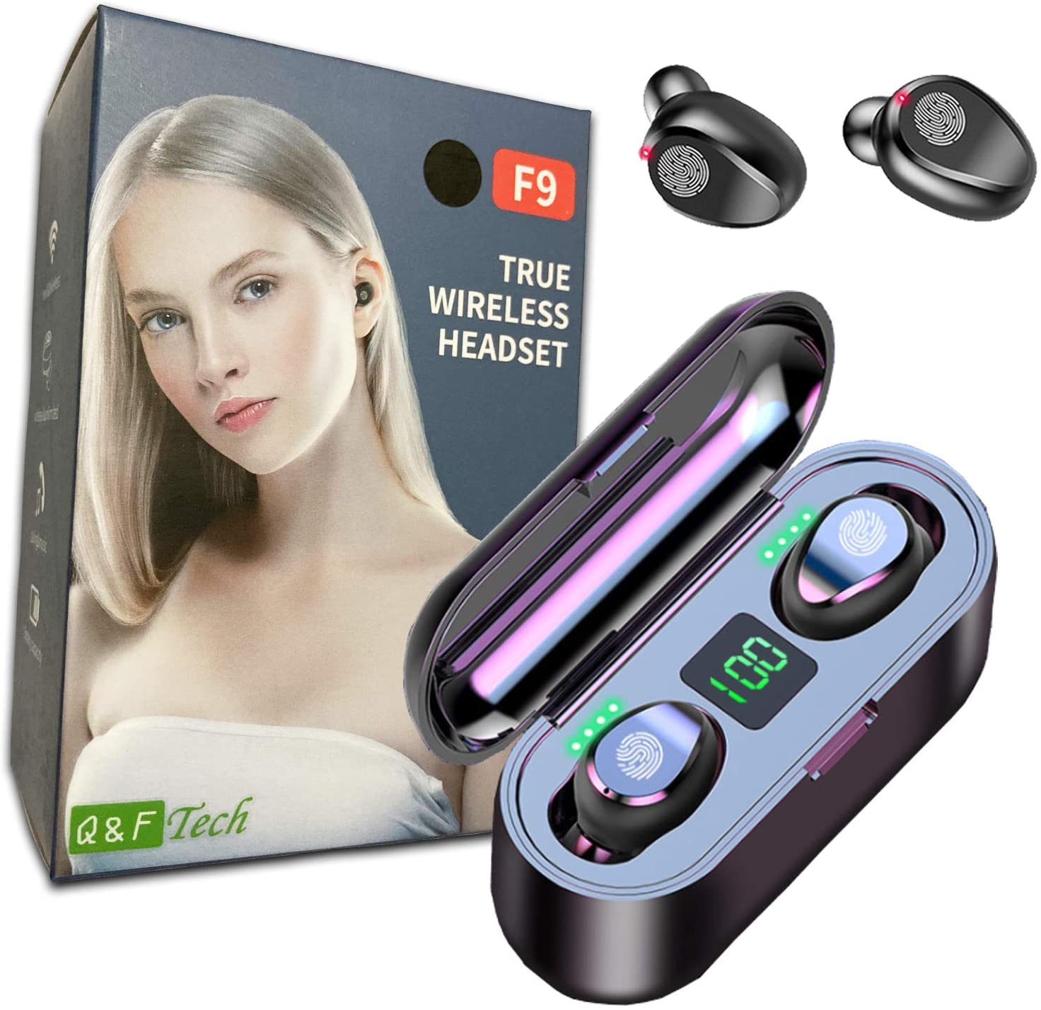 F9 TWS Bluetooth Earbud