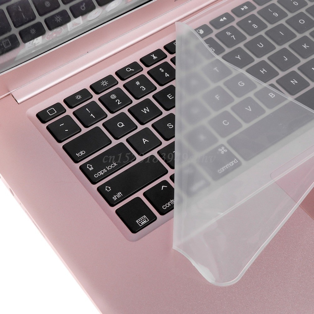 Clear Laptop Silicone Keyboard Skin Case Cover Protector For 14''