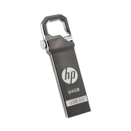 Hp Pendrive 64 gb steel