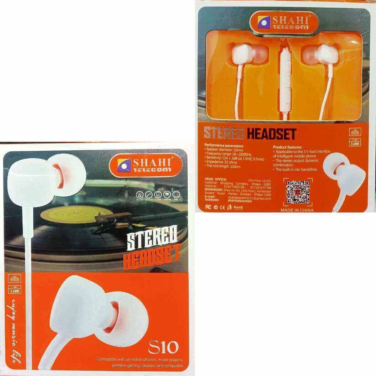 Shahi Stereo Earphone S30