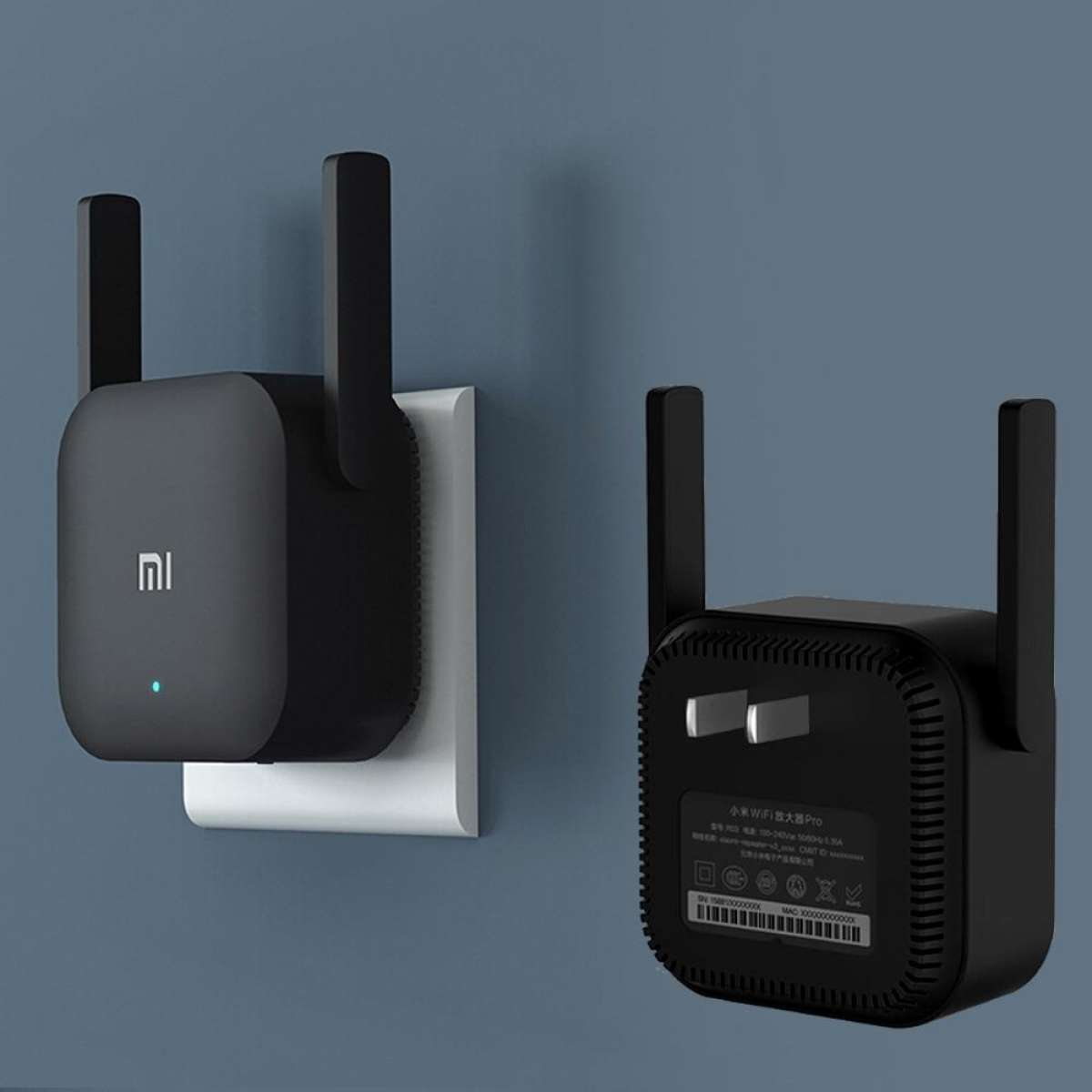 MI WiFi Amplifier Pro (300Mbps power Roteador 2 Antenna Black) Router Network Expander