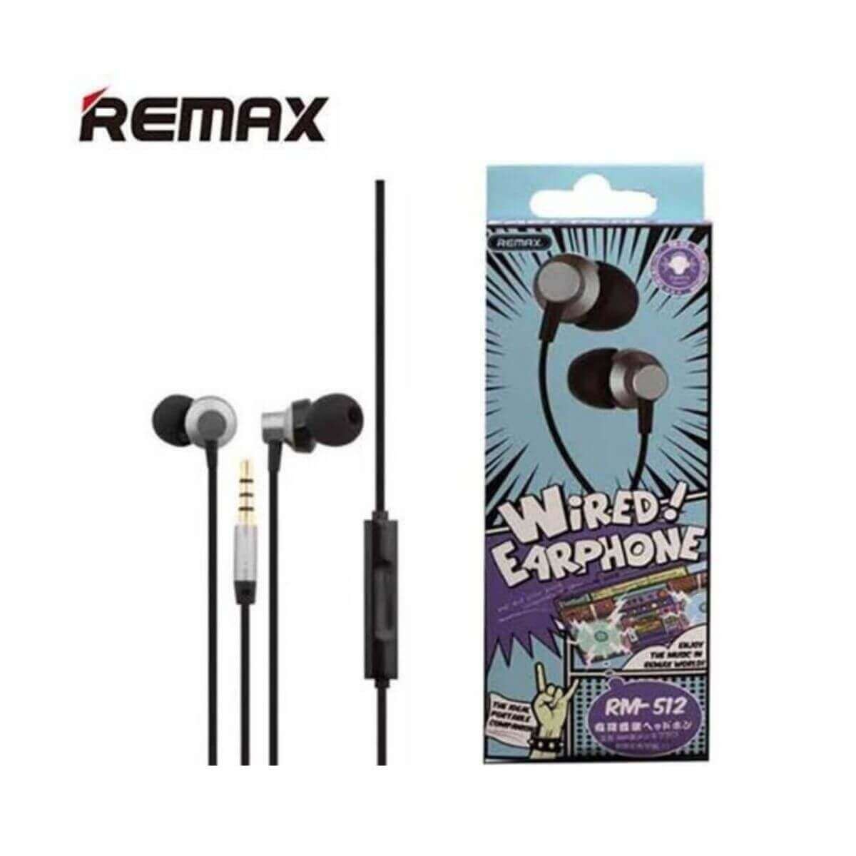 Remax RM512 Copy Earphone Black & Red