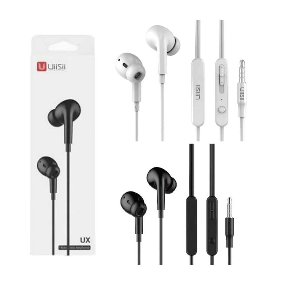 UiiSii UX Earphone Black & White