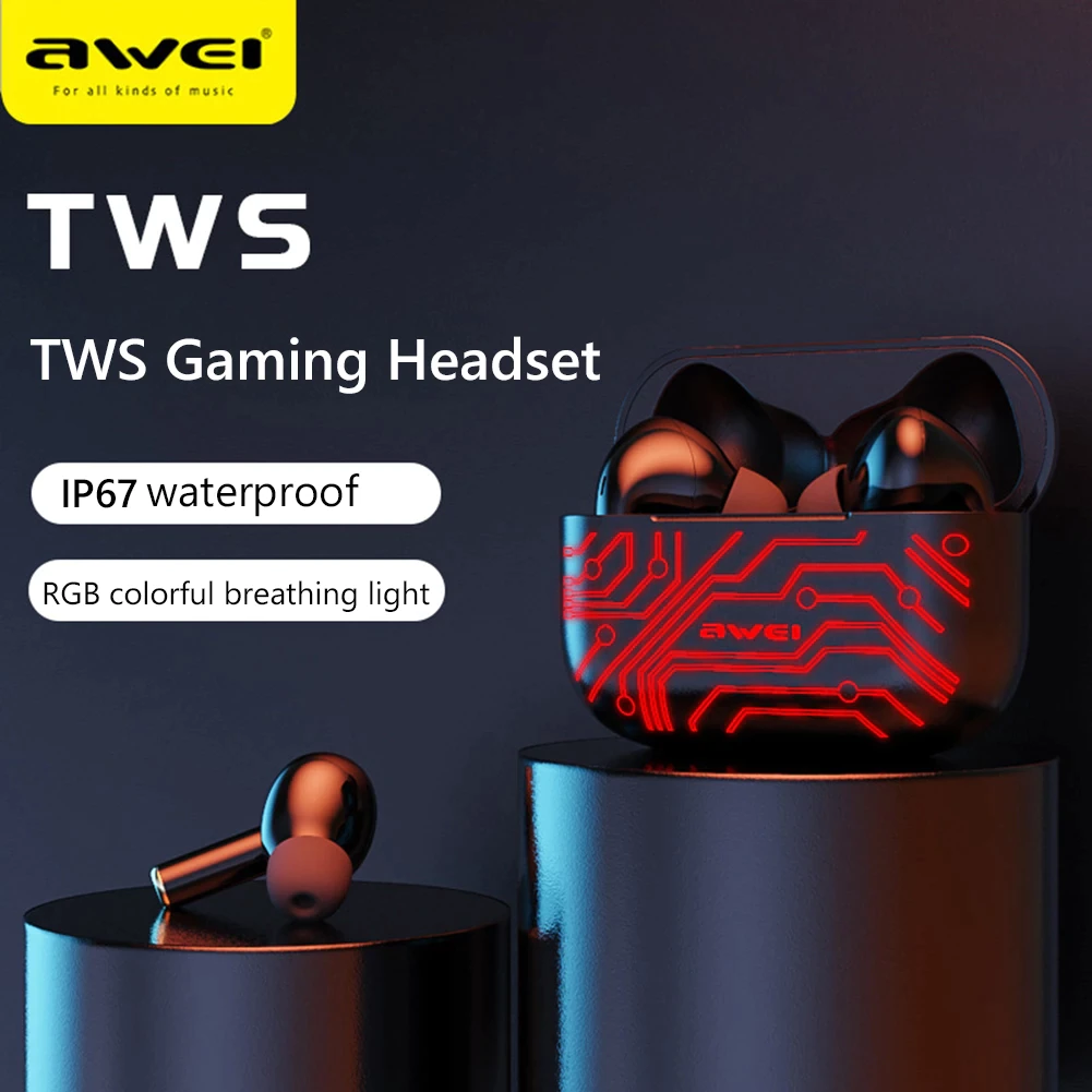 AWEI T29 Pro TWS Bluetooth Earphone V5.0 True Wireless Earbuds