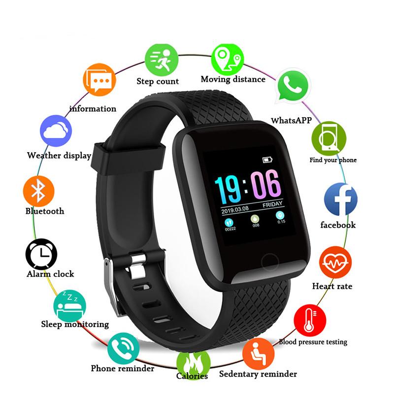 D13 Pro Smart Watch Bluetooth Fitness Tracker Sports Watch Heart Rate Monitor Blood Pressure Smart Bracelet for Android IOS