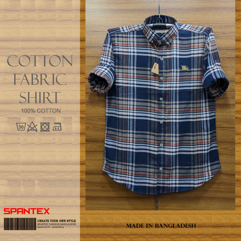 Premium Quality full Cartoon Check Shirt for Mens by SPANTEX