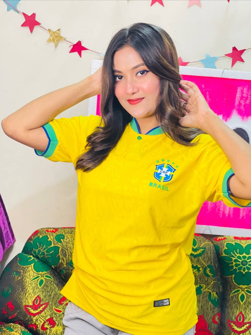 Brazil  2022 World Cup Home Jersey